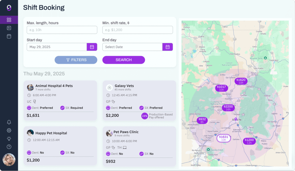 serenity-relief-vet-plafrom-dashboard-map