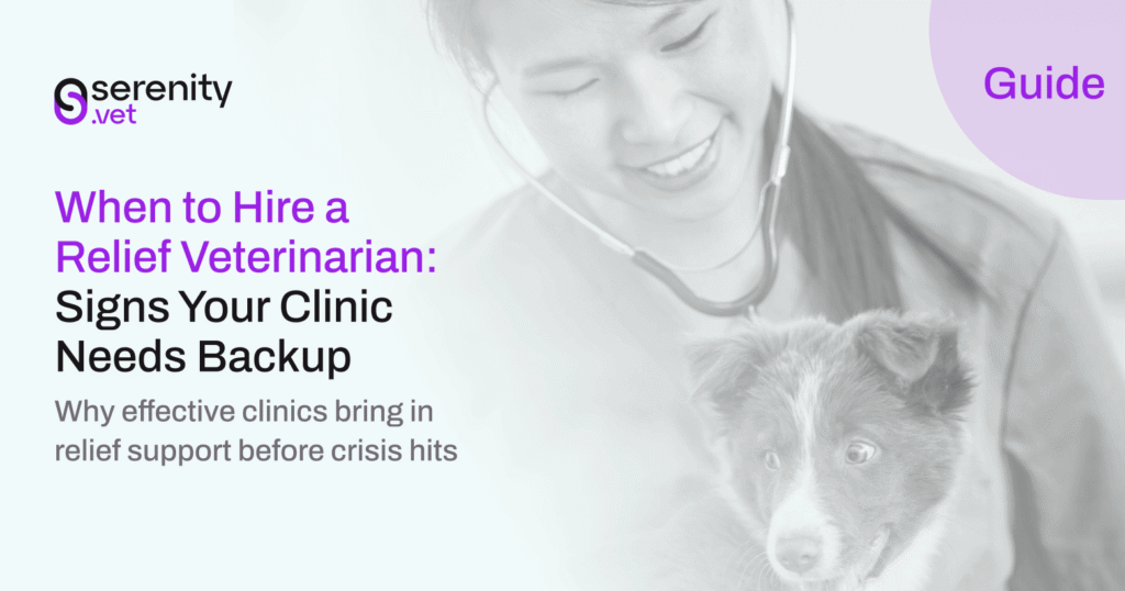 When to Hire a Relief Veterinarian - FI